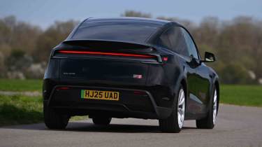 Tesla Model Y - rear cornering